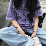 Cavempt Ce Life Purple Men's and Women's Short-Sleeved T-shirt