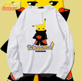 Men and Women Pokemon Pikachu Hoodie Loose Thin Bottoming Shirt Clothes