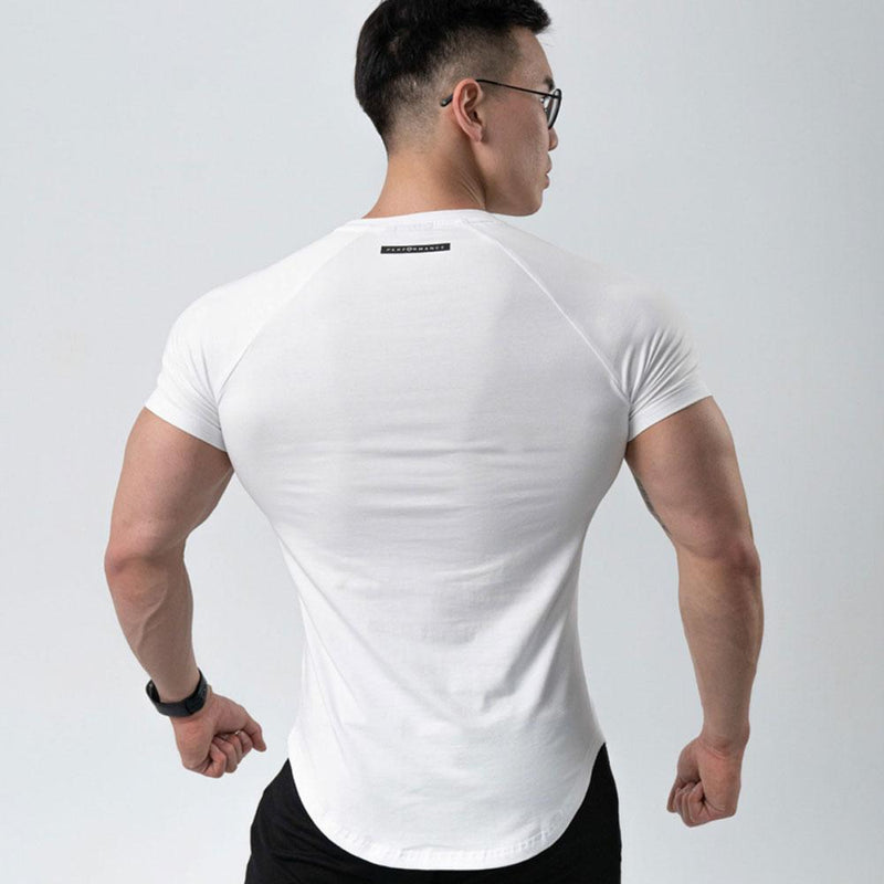 jogging shorts for men Slim Fit Muscle Gym Men Shorts Casual Undershirt round Neck Outdoor Running Base Short Sleeve