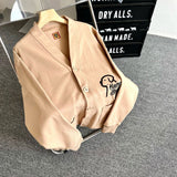 Human Made Sweatshirt Labrador Pattern Flocking Embroidery Knitted Coat