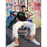 Thrasher T Shirt Thrasher Green Phantom Quartz Flame Loose Short Sleeve Fall Winter Couples Men