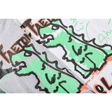 Men T Shirt Summer Casual Tops Men's Clothes Summer Wear Vintage Men's round Neck Short Sleeve Casual Loose Cartoon Printed T-shirt