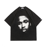 Blackair T Shirt Madeextreme Summer Portrait Printing Short Sleeve Short Sleeve Black T-shirt