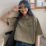 Essentials Polo Shirt Foot of God Essentials Double-Line Polo Shirt Fog Reflective