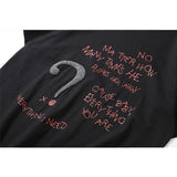 Men T Shirt Summer Casual Tops Letter Print Short-Sleeve T-shirt Men's BF round Neck Half Sleeve Street Fashion Loose Half Sleeve