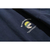 Men T Shirt Summer Casual Tops Men's Clothes Summer Wear Vintage Men's Short Sleeve Casual Loose Multicolor Printing Fake Two-Piece T-shirts