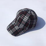 Vintage Check Baseball Cap Plaid