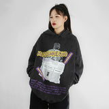 In Memory of Kobe Hoodie Oversize Loose Distressed Sweater to Commemorate Kobe