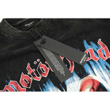 Present T Shirt Loose Printed Distressed Couple T-shirt