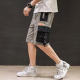 Men's Large Size Sports Retro Cargo Shorts Summer Fashion Men's Casual Function Multi-Pocket Large Size Cargo Pants Shorts Loose Men Cargo Pant