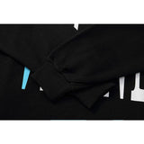 Vlone Hoodie Life Frayed Large V Terry Sweater Same Style Men's and Women's Pullover round Neck