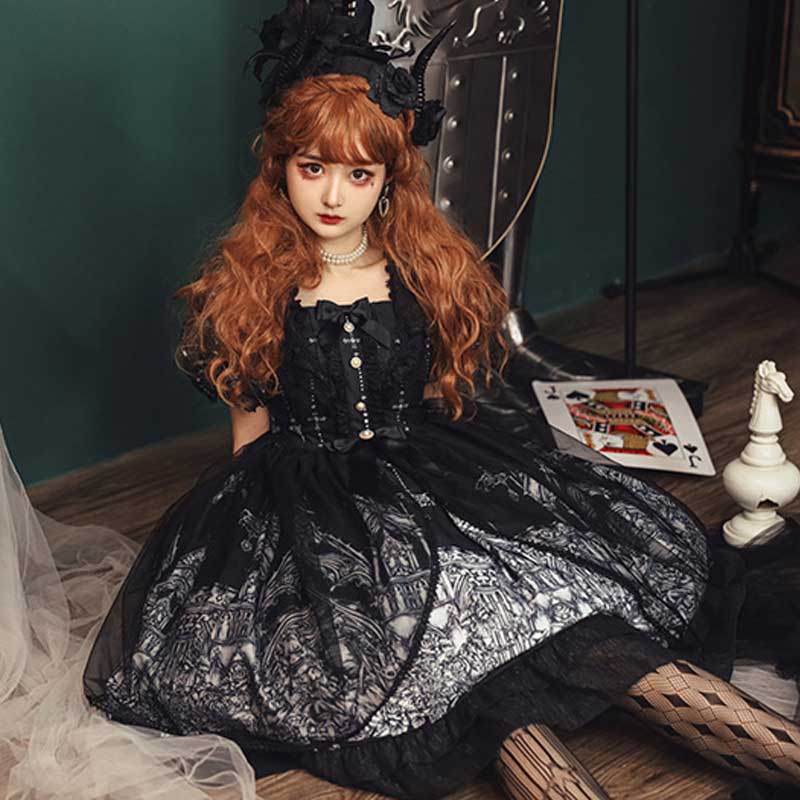 Gothic Lolita Harajuku Style Clothing Imprisoned Girl Lolita Soft Girl Dress