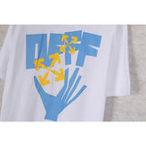 Off White T Shirt Ow ShortSleeved Tshirt Men's Unisex Cotton Arrow Print Owt