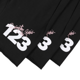 Rrr123 Shorts Summer Vintage Print Drawstring Loose Cotton Sports Shorts