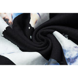 Off White Zipper Hoodie Ow Oil Painting Arrow Retro Hooded Sweater Casual Loose Zip