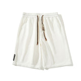Men Shorts Waffle Fitness Running Workout Pants