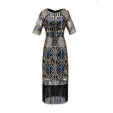 The Great Gatsby Prom Dresses Sequined Dress Sleeveless Vintage Dress