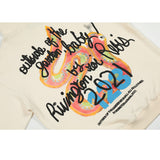 Rrr123 Hoodie Red Snake Foam Loose Fleece Hoodie