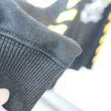 Off White Long Sleeve Round Neck Sweater Autumn Printed Men's Clothing plus Size Loose Crew Neck Pullover Sweatshirt