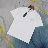 CHH Chrome Heart T Shirt Spring/Summer Printed Round Neck Short Sleeve T-shirt Men 'S And Women 'S Tops