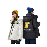 Men and Women Pokemon Pikachu Coat Duck Pokemon Joint Name down Jacket