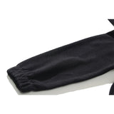 Fog Tops Hip Hop Style Vintage Line Simple Letter Embroidery Hip Hop Loose Men's and Women's Hoodie Fear Of God