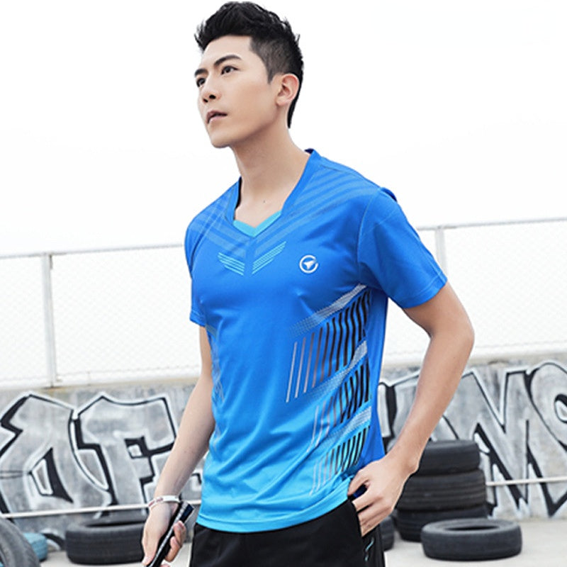 Cricket T Shirt Badminton Clothing Men's and Women's Quick-Drying T-shirt Breathable Tennis Suit