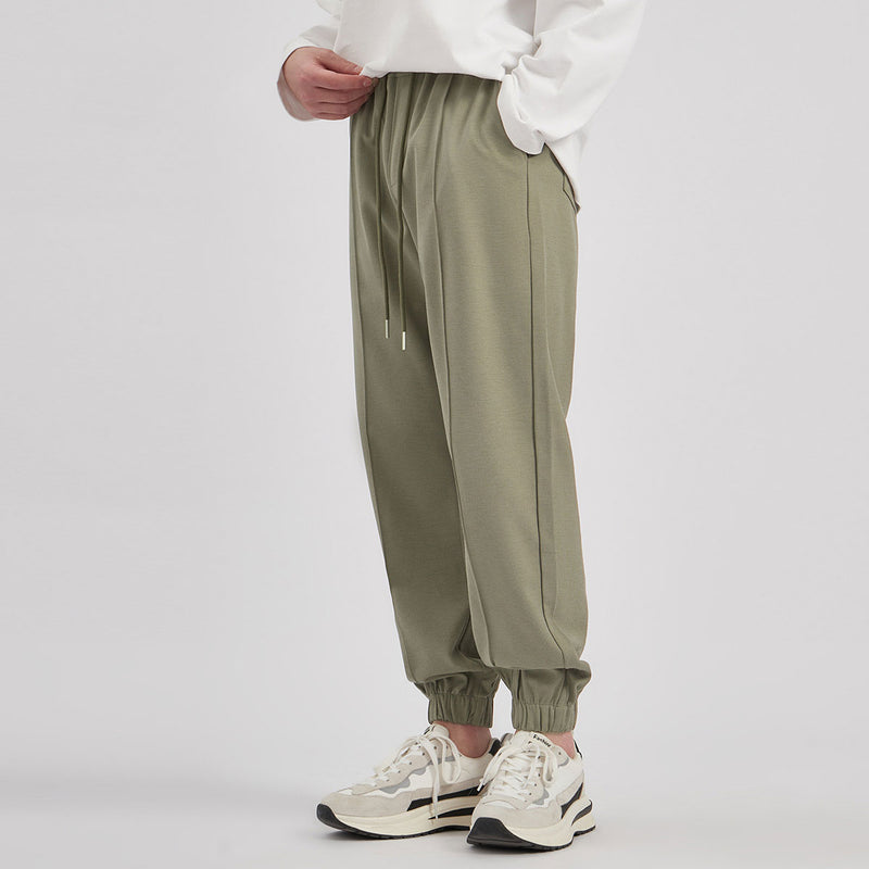 Men Sweatpants Sports Pants Ankle-Tied Casual Loose All-Matching
