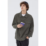 Spray Painted Jacket Denim Jacket Coat Men