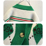 Toddler Boys Sweater Boys' Cardigan Sweater Children's Spring and Autumn Knitted Jacket