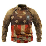 Tactics Style Men Sweatshirts & Hoodies Men's Long Sleeve Creative Retro Printed Outdoor Casual Men's Clothing