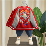 Toddler Boys Jackets Ultraman Children's Clothing Boys' Baseball Jacket