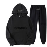 Fear Of God Fog Essentials Hoodie & Sweatpant 2 Piece Set For Men And Women