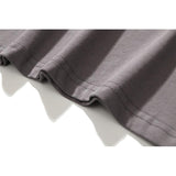 Fog T Shirt Spring and Summer Double Line Solid Color Reverse Standard Short Sleeve Tshirt Men's High Street Fear Of God