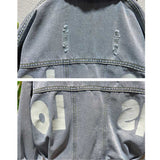 Toddler Boys Jackets Boys Spring Clothing Denim Jacket Ripped