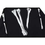 Vlone Sweatshirt Life Skull Bone Large V Pullover Sweater Hip Hop Long Sleeve Trendy Men and Women