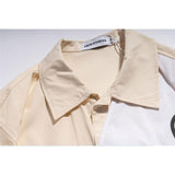 Men T Shirt Summer Casual Tops Cartoon Bear Multicolor Printing Fashion Cropped Sleeve