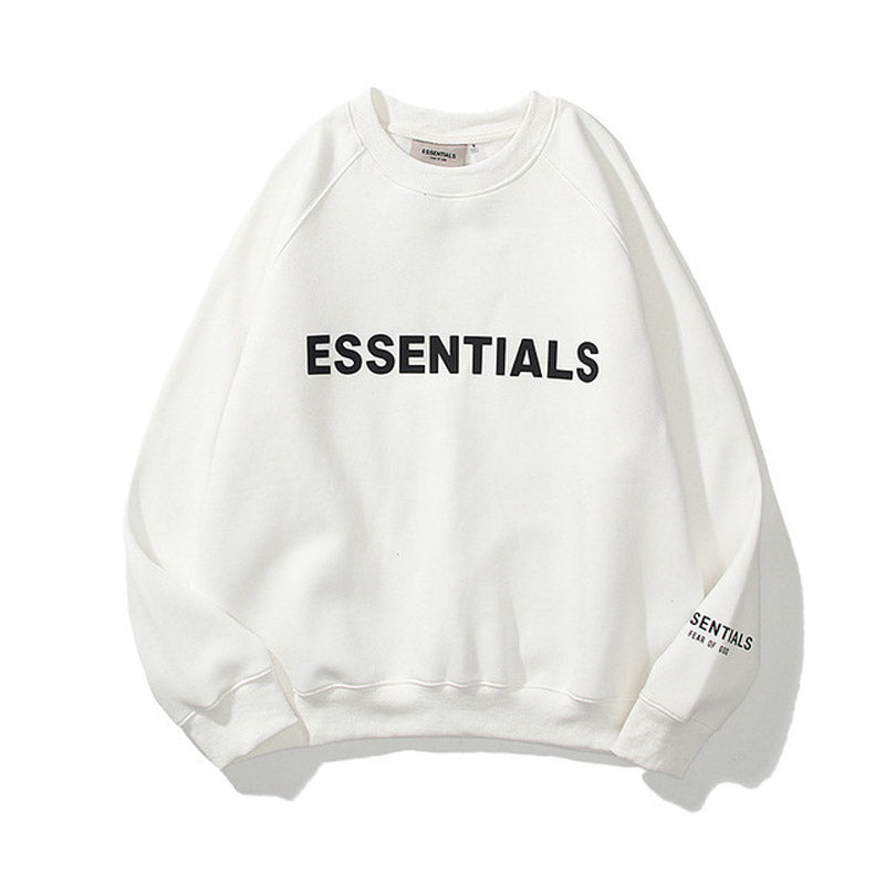 Fear Of God Fog Sweatshirt Essentials Double Line Brushed Hoody Tide Brand Letters
