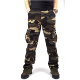 Baggy Cargo Pants for Men Spring and Autumn Casual Trousers Loose Multi-Pocket Cargo Pants