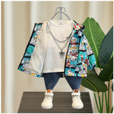 Toddler Boys Jackets Ultraman Clothes Boys' Coat Spring and Autumn Children's