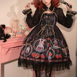 Gothic Lolita Harajuku Style Clothing Lolita Dark Style JSK Dress