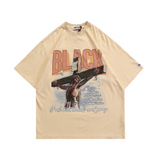 Blackair T Shirt Vintage Summer Short Sleeve T-shirt