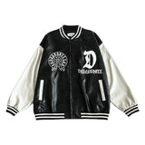 Blackair Jacket Embroidery Contrast Color Baseball Uniform Oversize Jacket