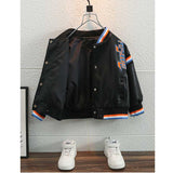 Toddler Boys Jackets Children's Clothing Boy's Leather Jacket Coat Spring and Autumn