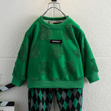 Toddler Boys Sweater Boys' Suit Spring and Autumn Two Piece Set