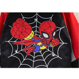 Toddler Boys Jackets Boys Spring and Autumn Coat Hooded Spider-Man Children