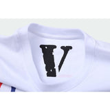 Vlone T Shirt HalfSleeve Summer Wear Printed Cotton Loose Male and Female Couple Short Sleeve Tshirt