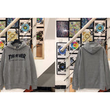 Thrasher Hoodie Loose Hooded Sweater for Men and Women Autumn