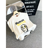 Human Made T-Shirt Slub Cotton Robot Pattern Couple T-shirt