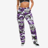 Hip Hop Camoufiage Print Savage Orange Camo Cargo Pants Hiphop Cargo Pants Hip Hop Casual Pants Style Loose plus Size Retro Sports